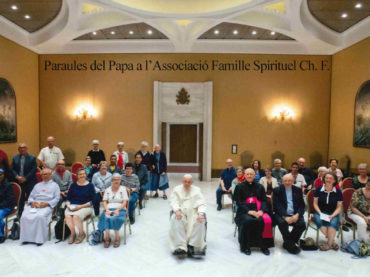 Paraules del Papa a l’Associació Famille Spirituel Ch. F.